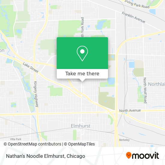 Nathan's Noodle Elmhurst map