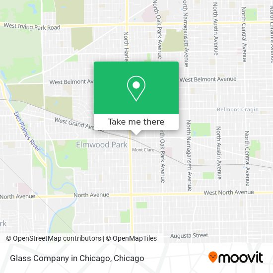 Mapa de Glass Company in Chicago