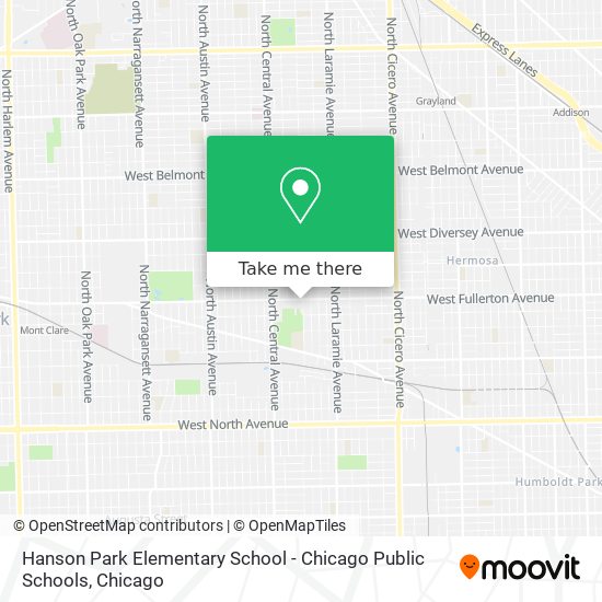 Mapa de Hanson Park Elementary School - Chicago Public Schools