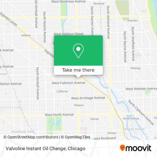 Mapa de Valvoline Instant Oil Change