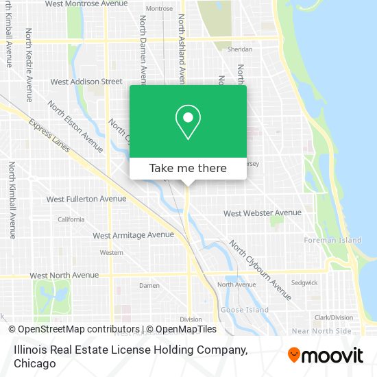 Mapa de Illinois Real Estate License Holding Company