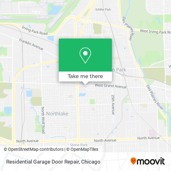 Residential Garage Door Repair map