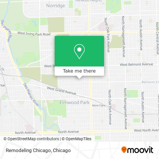 Mapa de Remodeling Chicago