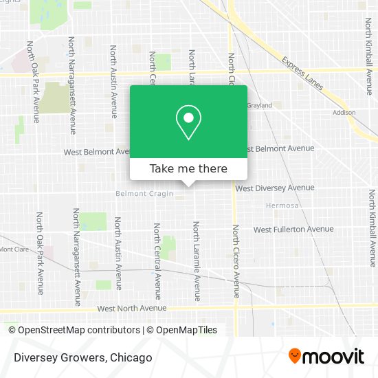 Diversey Growers map