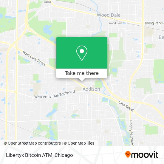 Mapa de Libertyx Bitcoin ATM