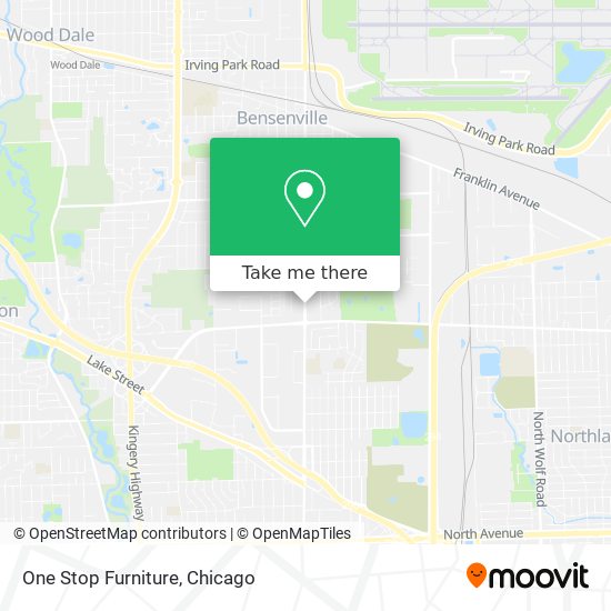 One Stop Furniture map