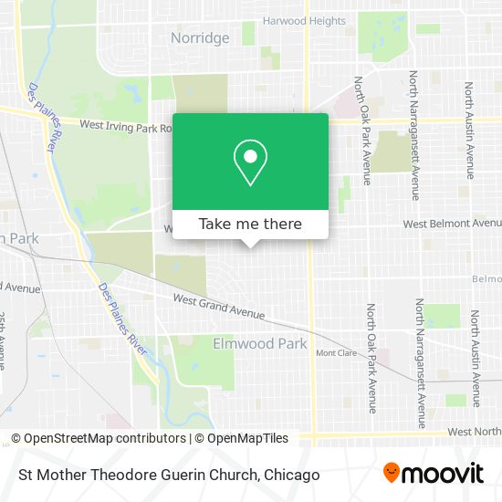 Mapa de St Mother Theodore Guerin Church