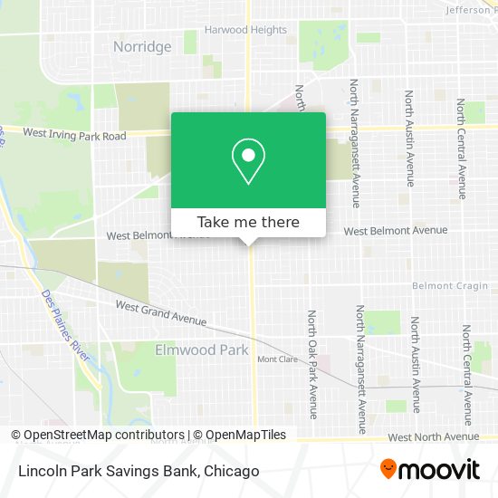 Mapa de Lincoln Park Savings Bank