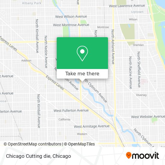Chicago Cutting die map