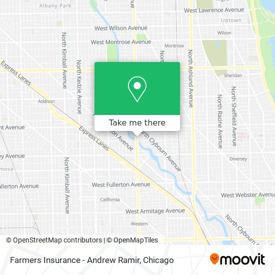 Farmers Insurance - Andrew Ramir map
