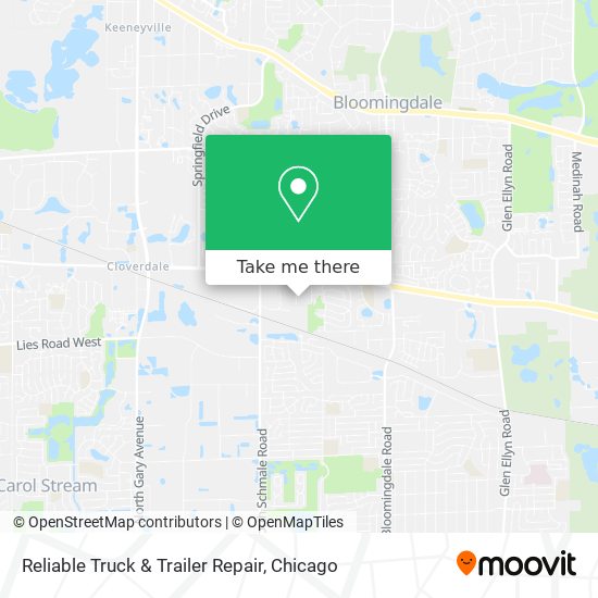 Reliable Truck & Trailer Repair map