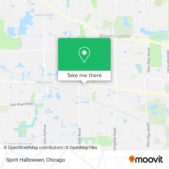 Spirit Halloween map