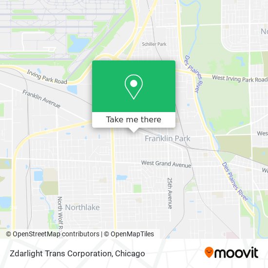 Zdarlight Trans Corporation map