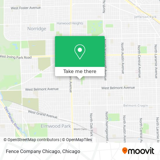 Fence Company Chicago map