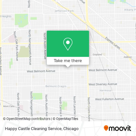 Happy Castle Cleaning Service map