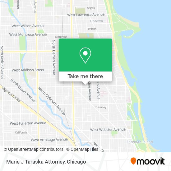 Marie J Taraska Attorney map
