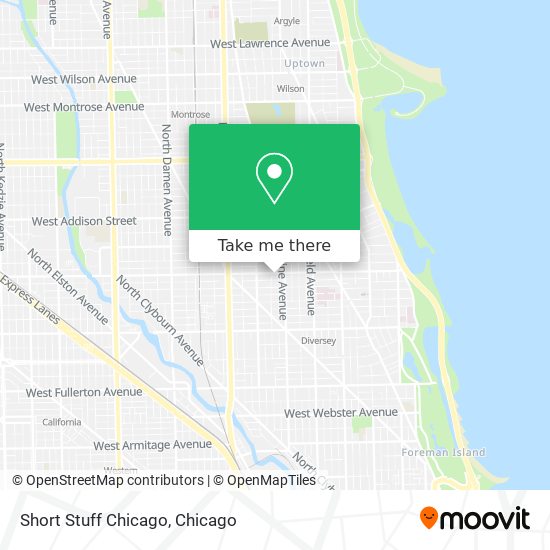 Mapa de Short Stuff Chicago