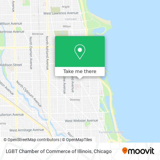 LGBT Chamber of Commerce of Illinois map