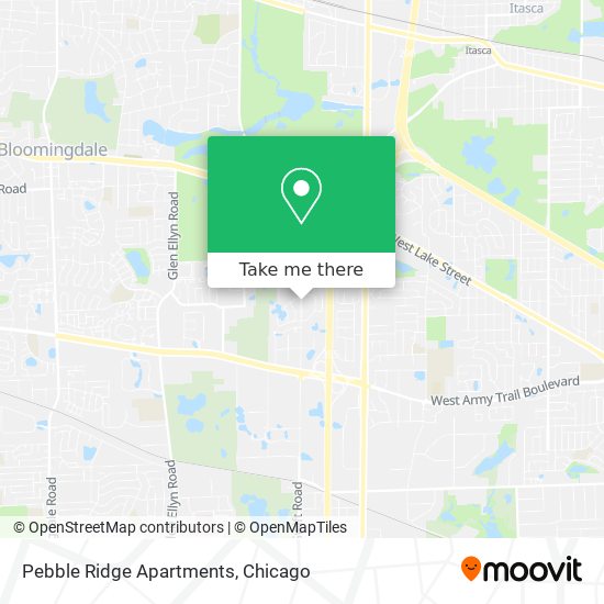 Pebble Ridge Apartments map