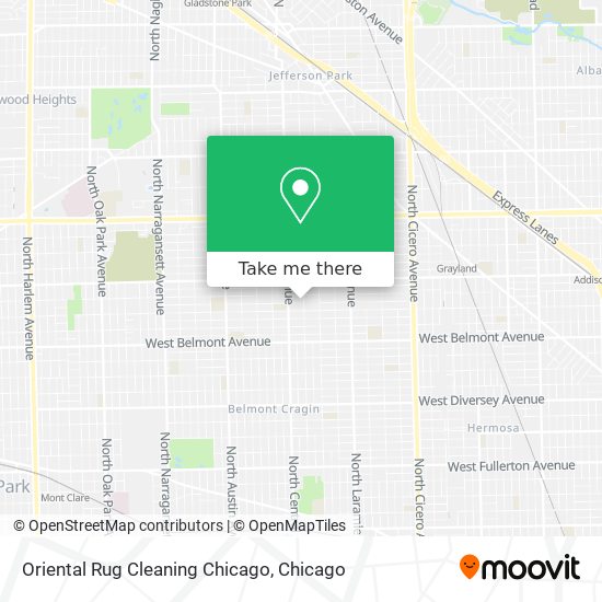 Mapa de Oriental Rug Cleaning Chicago