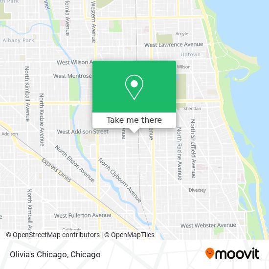 Olivia's Chicago map