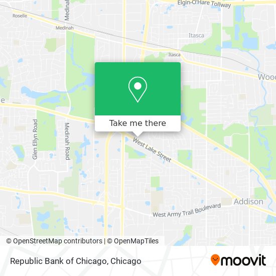 Mapa de Republic Bank of Chicago