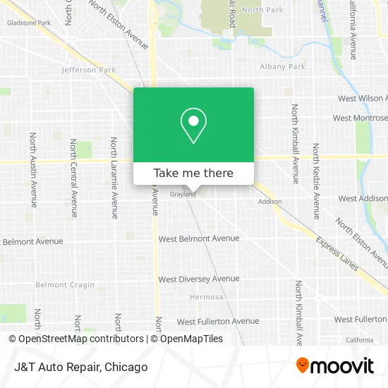 J&T Auto Repair map