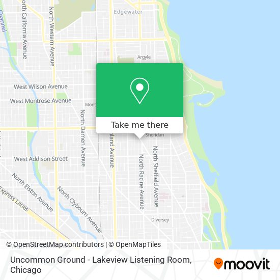 Mapa de Uncommon Ground - Lakeview Listening Room