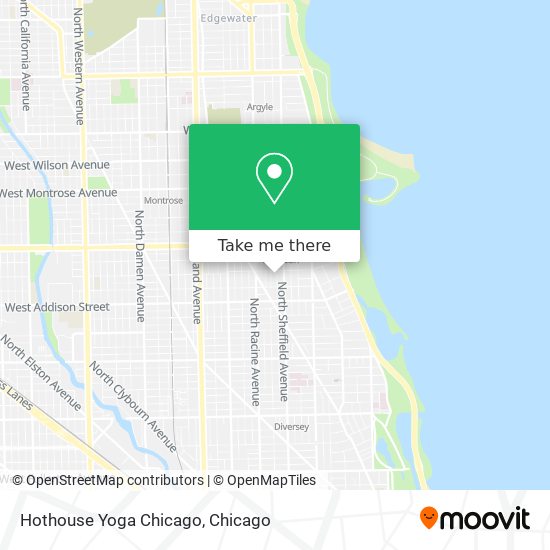 Hothouse Yoga Chicago map