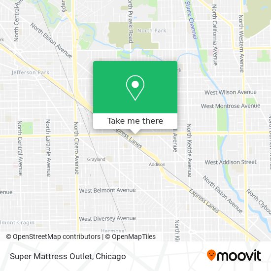 Super Mattress Outlet map