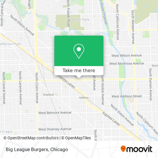 Big League Burgers map