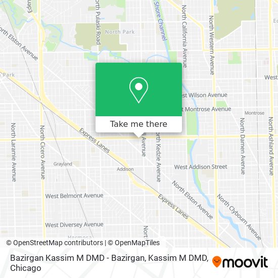 Bazirgan Kassim M DMD - Bazirgan, Kassim M DMD map