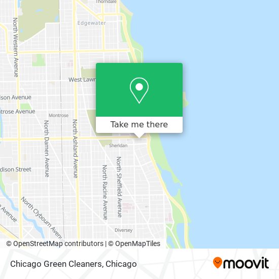 Chicago Green Cleaners map