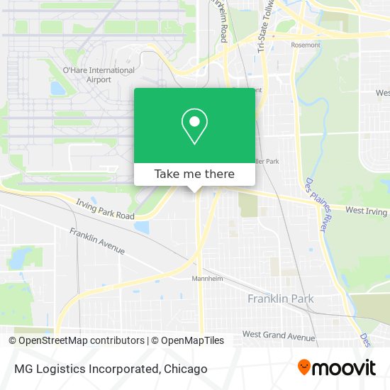 MG Logistics Incorporated map