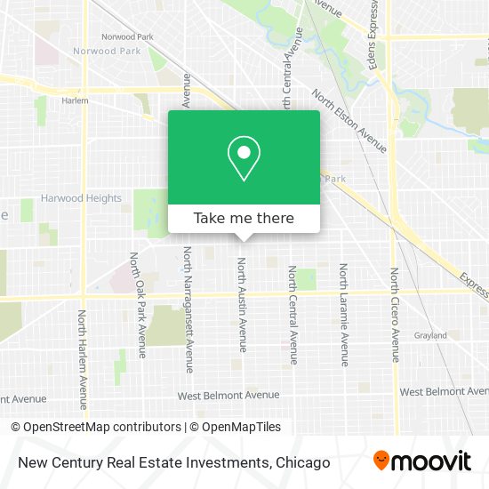 New Century Real Estate Investments map