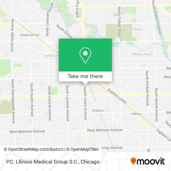 P.C. Lllinois Medical Group S.C. map