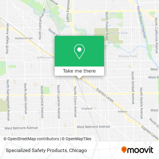 Specialized Safety Products map
