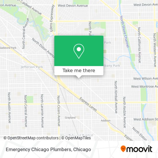 Emergency Chicago Plumbers map