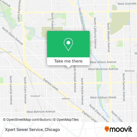 Xpert Sewer Service map