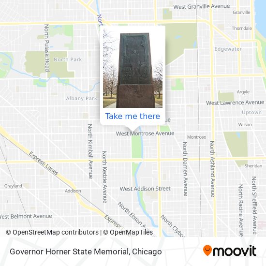 Governor Horner State Memorial map