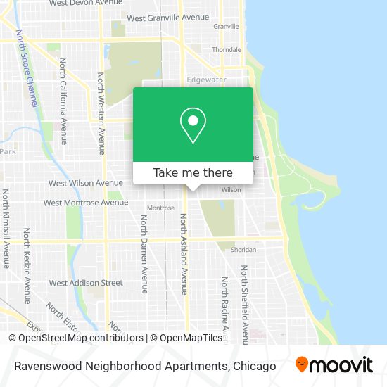 Mapa de Ravenswood Neighborhood Apartments