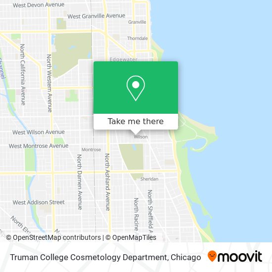 Truman College Cosmetology Department map