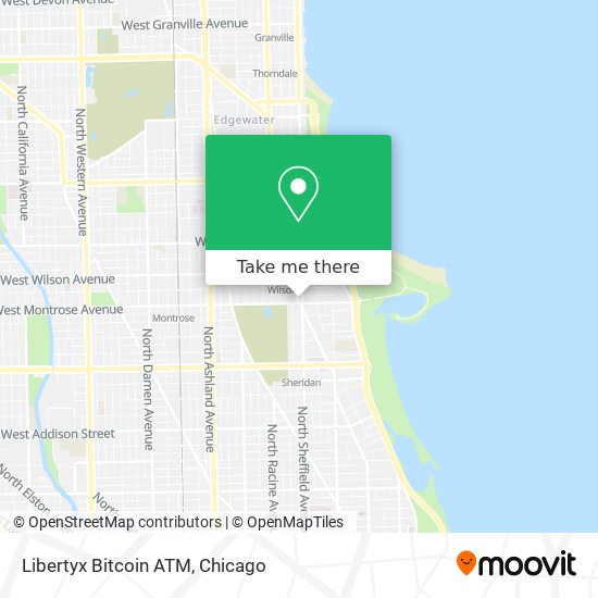 Mapa de Libertyx Bitcoin ATM