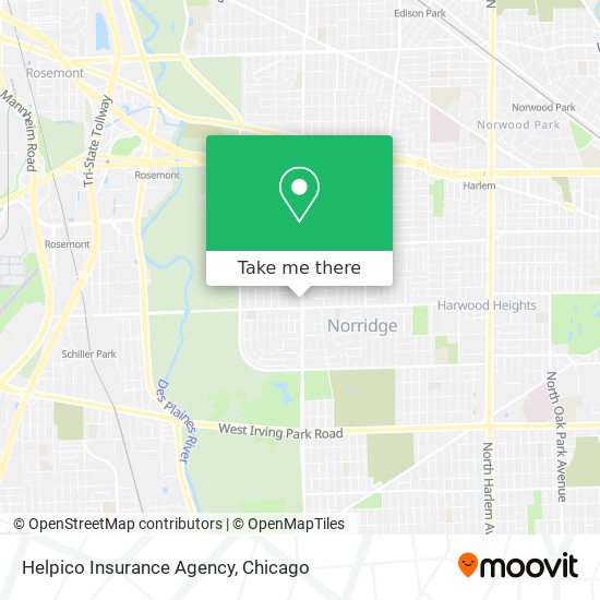 Helpico Insurance Agency map