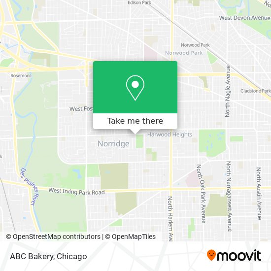 Mapa de ABC Bakery