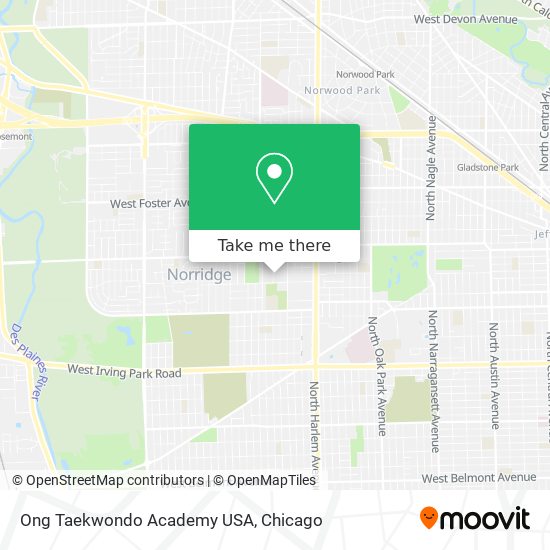 Ong Taekwondo Academy USA map