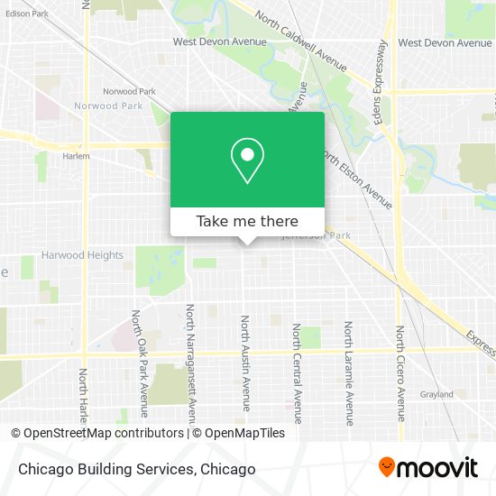 Chicago Building Services map