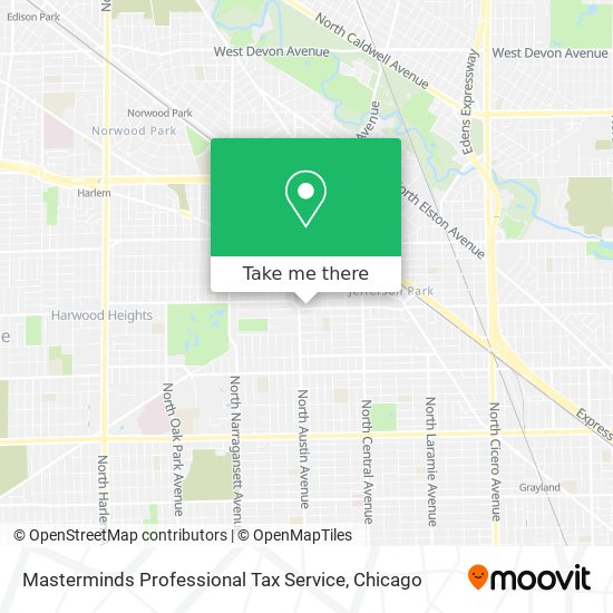 Masterminds Professional Tax Service map