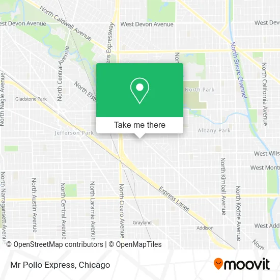 Mr Pollo Express map