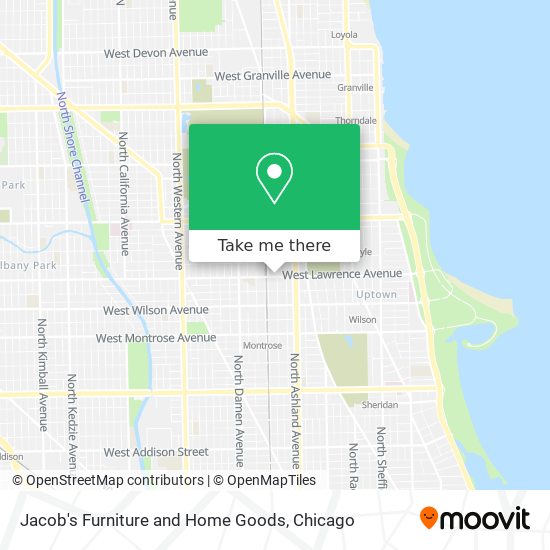 Jacob's Furniture and Home Goods map